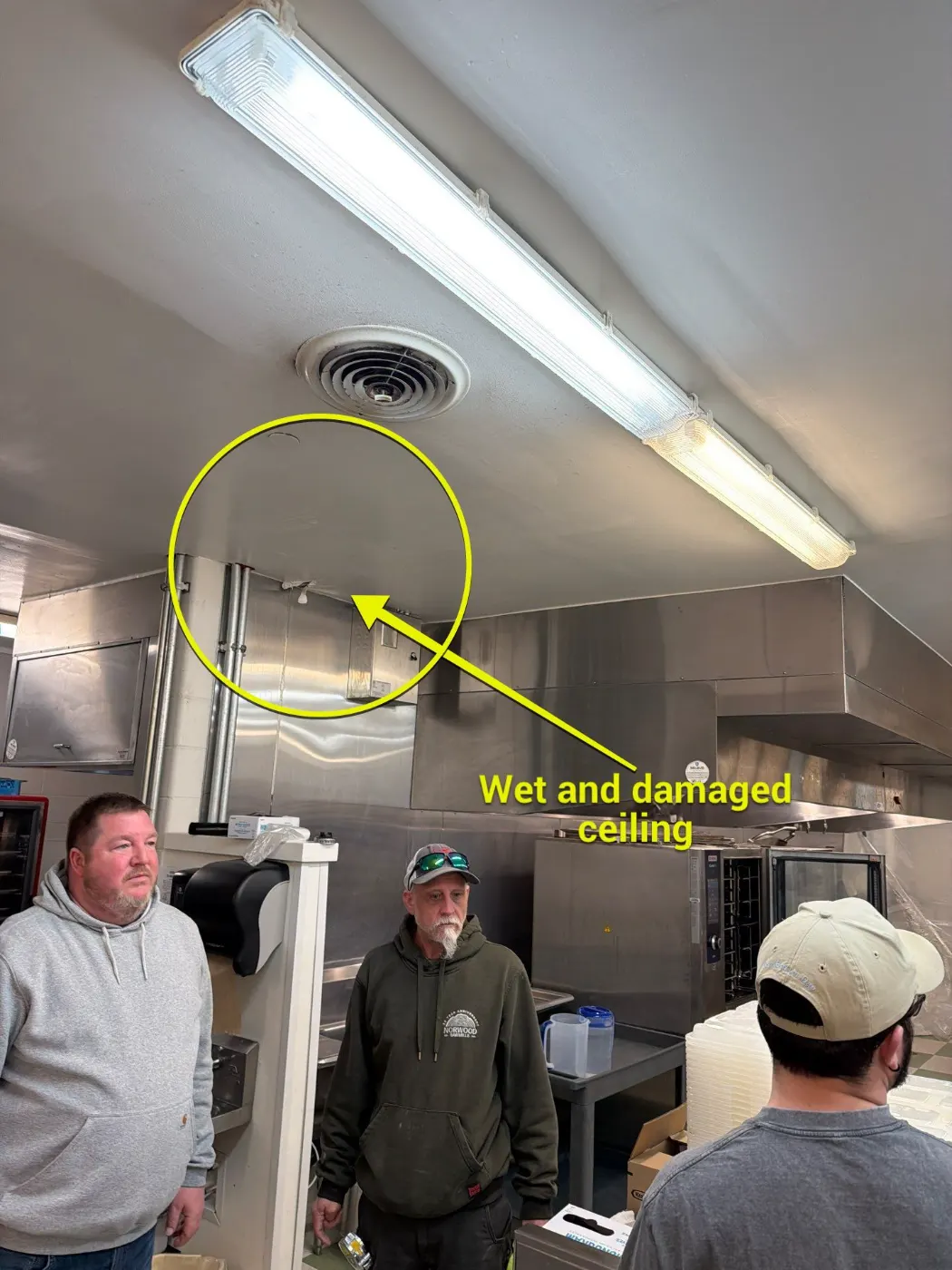 After-hours dry-out at Walden Pond commercial property